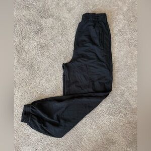 Agolde Balloon Curved Sweatpants XS Black Pockets Trendy Lounge Sweats Comfy